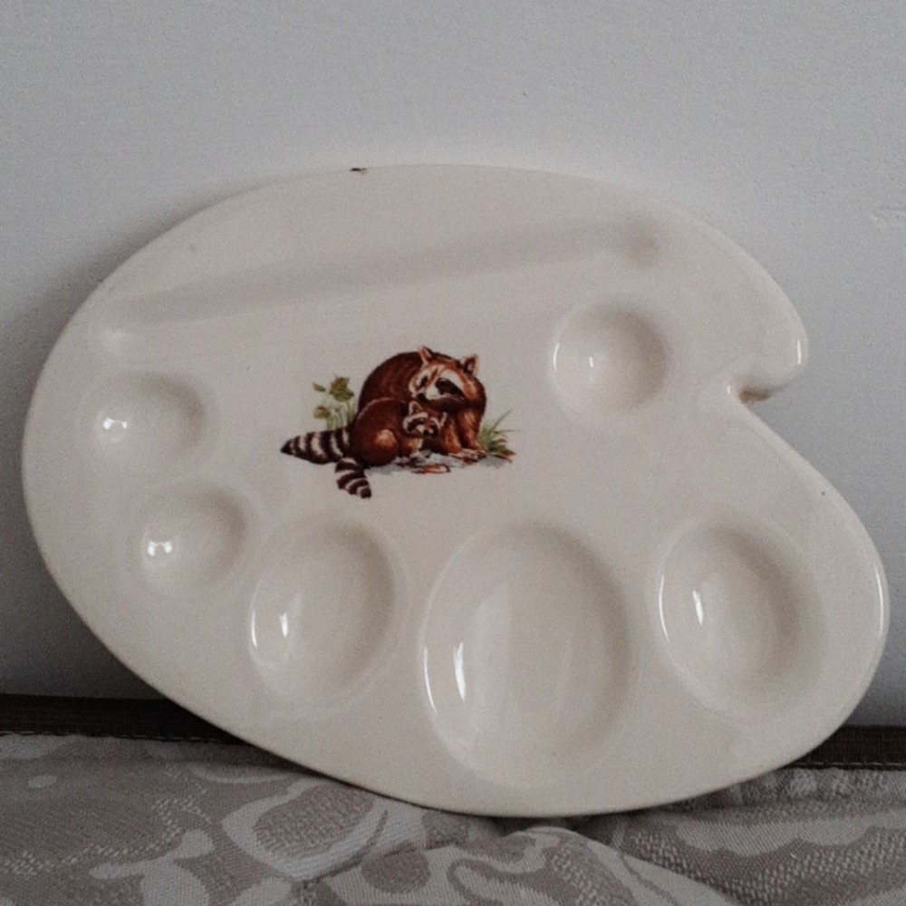 Glass painting tray